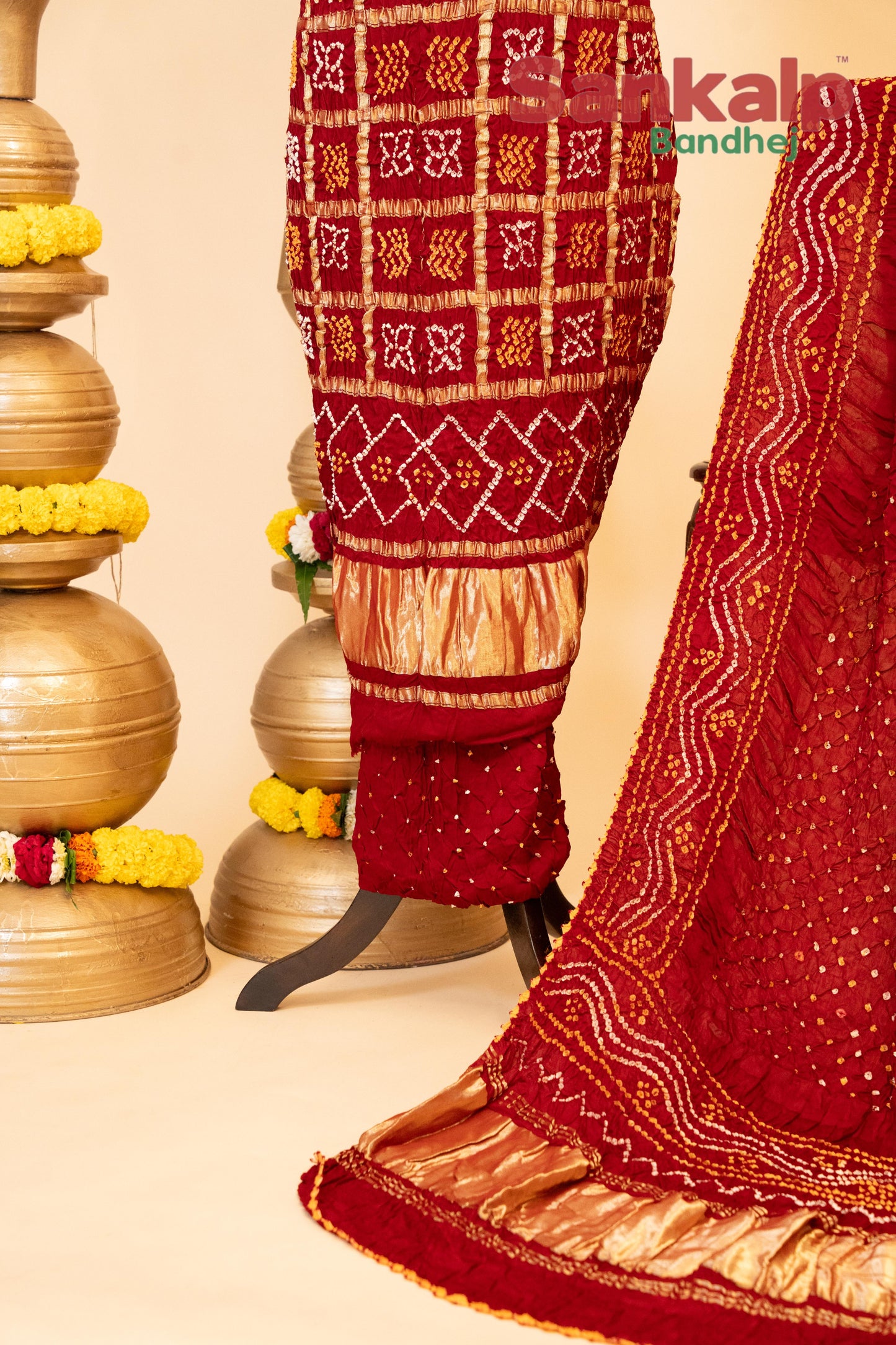 Pure Modal Silk Gharchola Dress Material