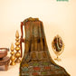 Pure Gajji Silk Brown Multi-colour Bandhani Saree