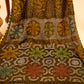 Pure Gajji Silk Brown Multi-colour Bandhani Saree