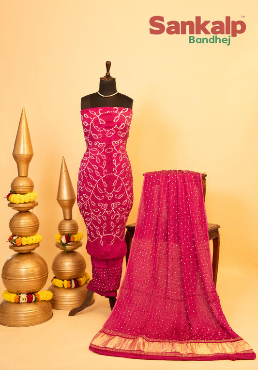 Modal Silk Ambadal Dress Material