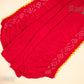 Red Mor Pallav Gajji Designer Saree