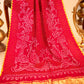 Red Mor Pallav Gajji Designer Saree