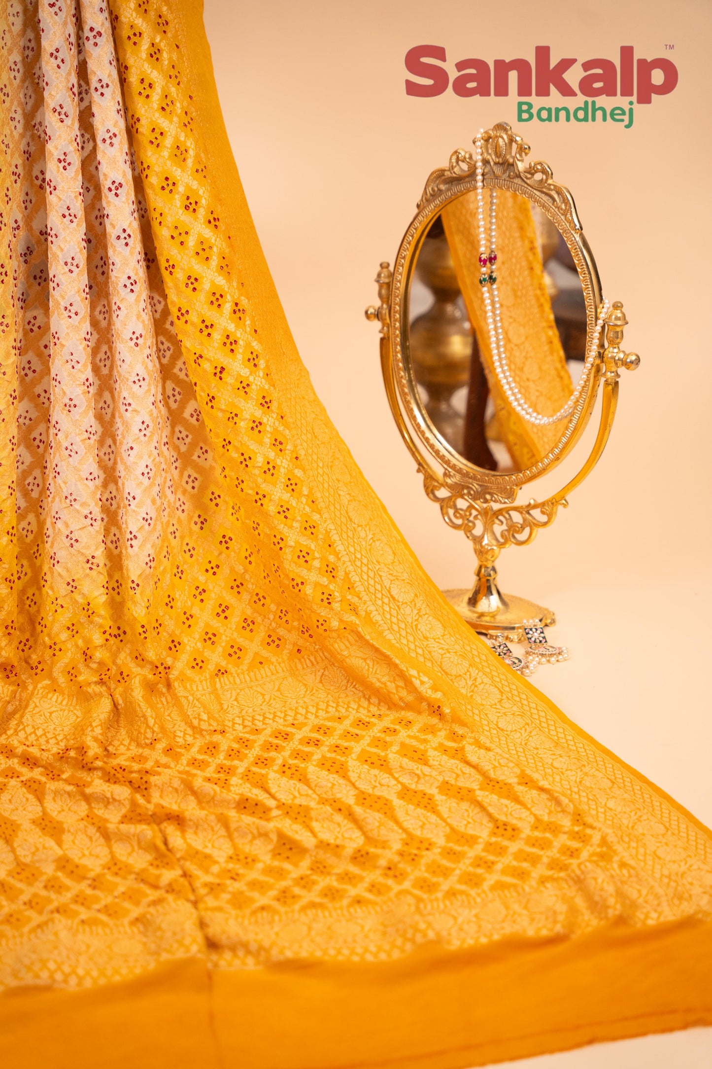 Pure Banarasi Georgette Nim Zari Junglo Saree