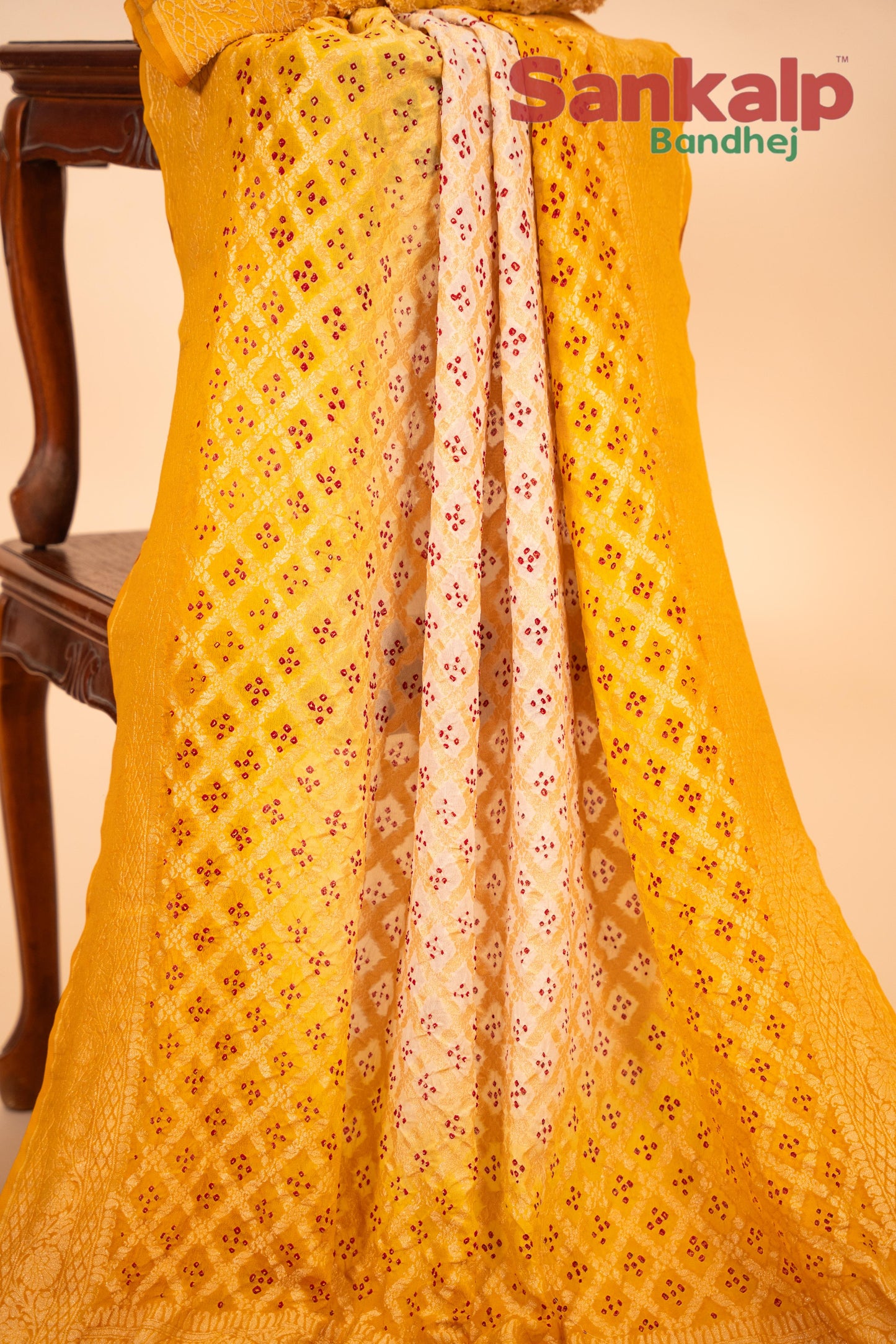Pure Banarasi Georgette Nim Zari Junglo Saree
