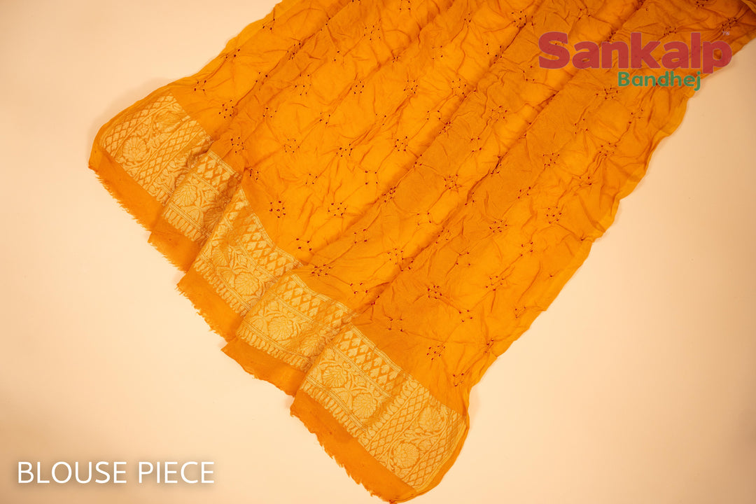 Pure Banarasi Georgette Nim Zari Junglo Saree