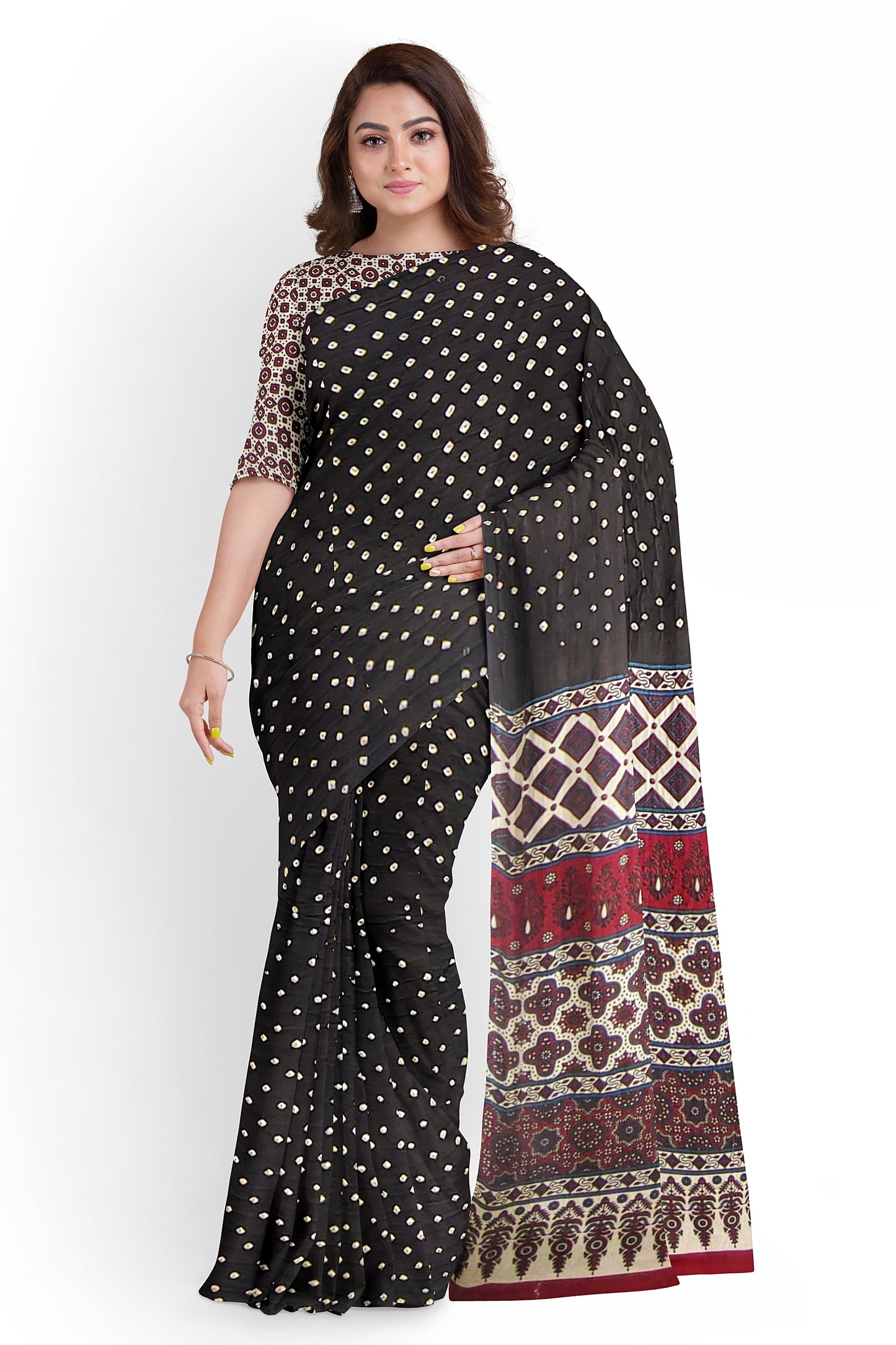 AGJ AJRAKH DANA SAREE