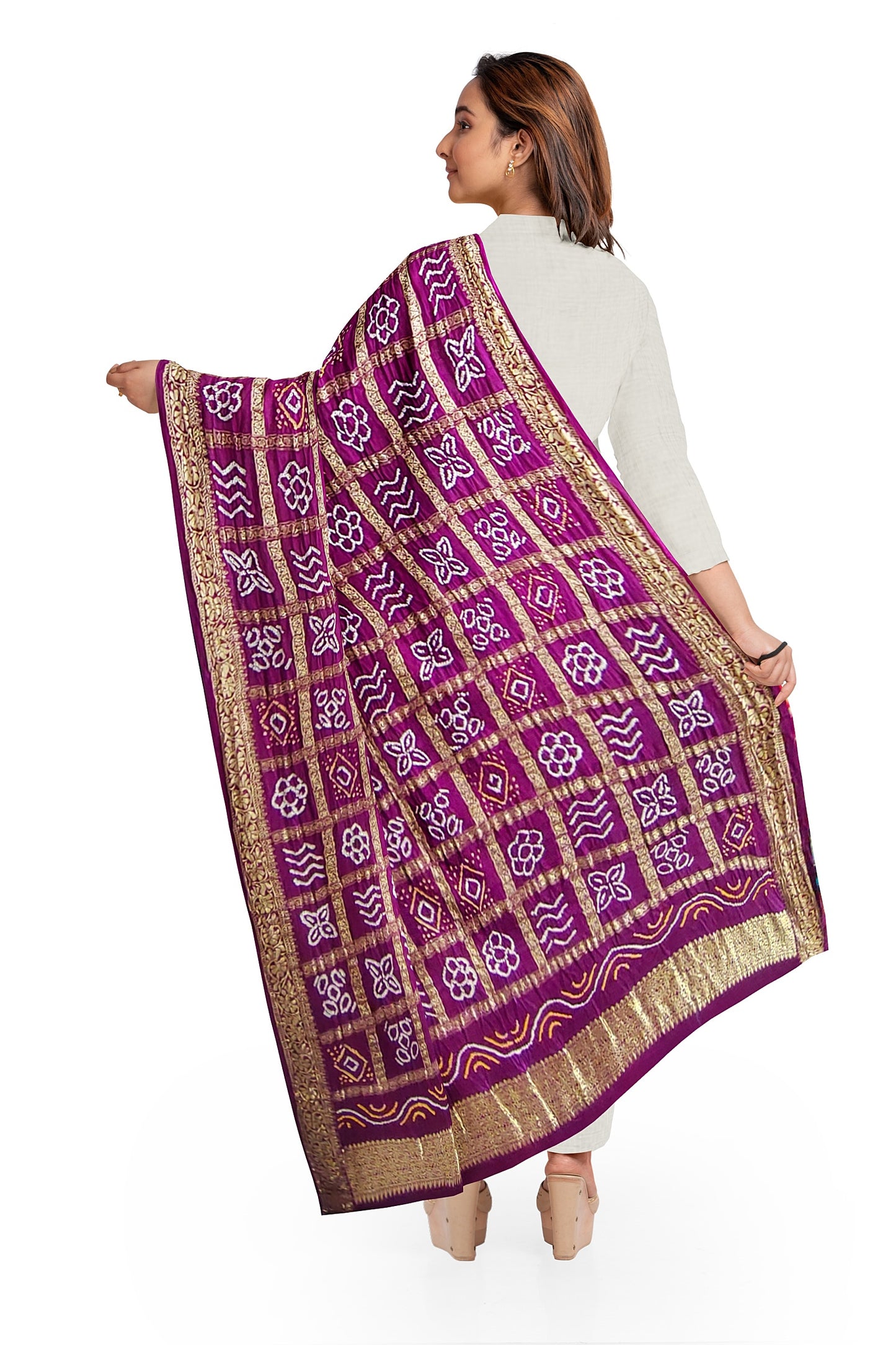 GJ NAKSHI CHECKS DUPATTA