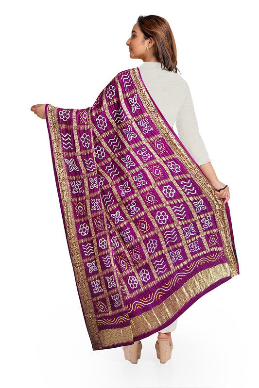 GJ NAKSHI CHECKS DUPATTA
