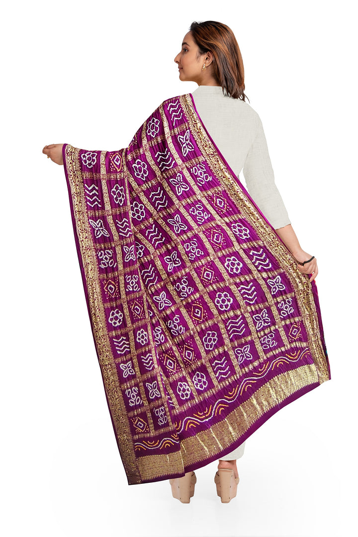 GJ NAKSHI CHECKS DUPATTA